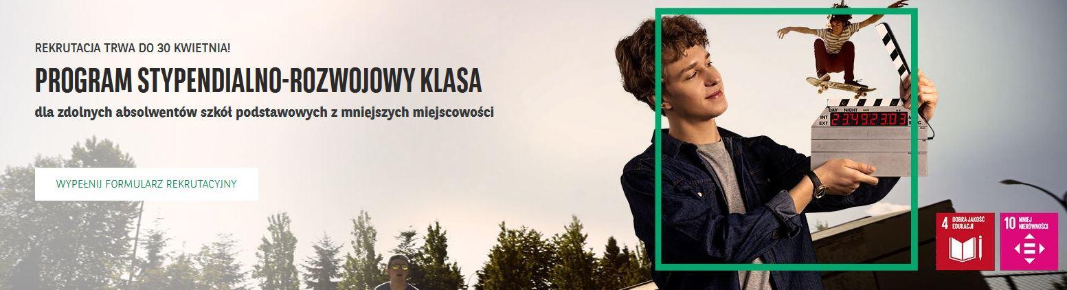 Program stypendialno rozwojowy Klasa