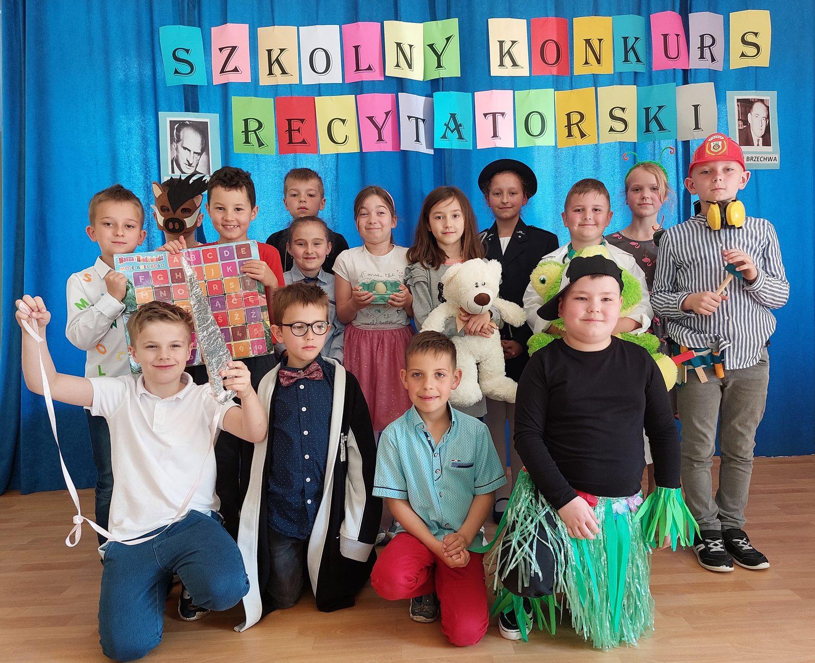 SZKOLNY KONKURS RECYTATORSKI KLAS I – III