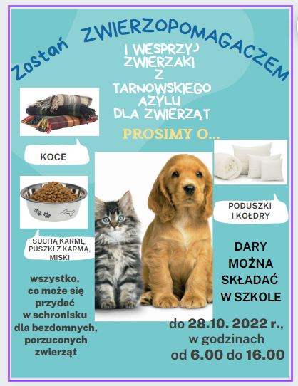 Zostań Zwierzopomagaczem i wesprzyj zwierzaki…