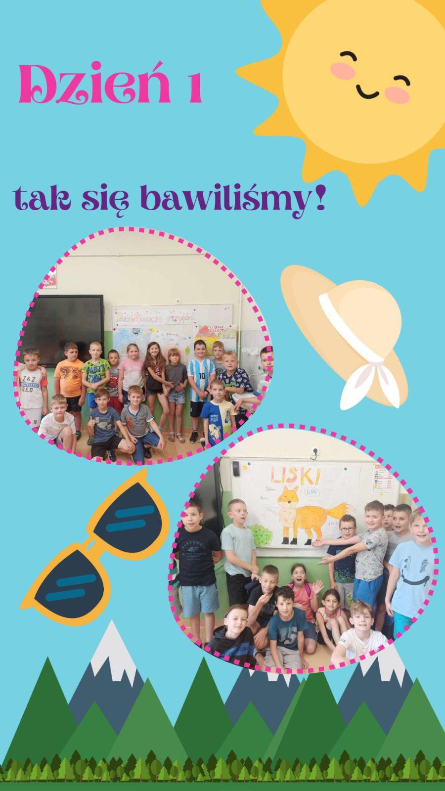 PÓŁKOLONIA LETNIA-DZIEŃ I