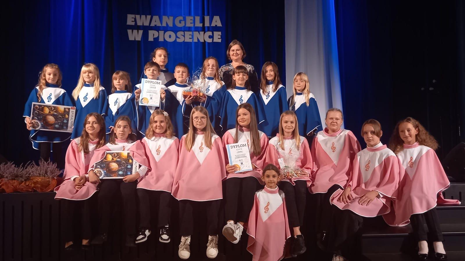 DWA I MIEJSCA W KONKURSIE „EWANGELIA W PIOSENCE”