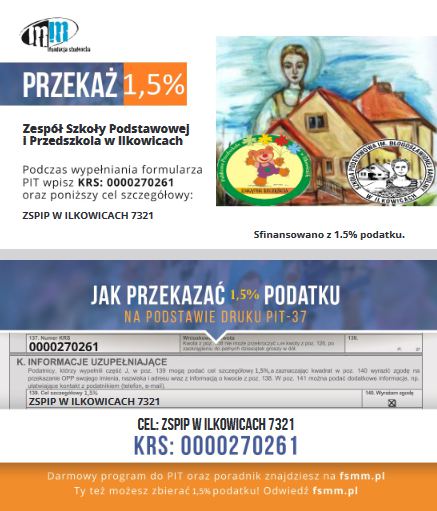 Przekaż 1,5 procent podatku