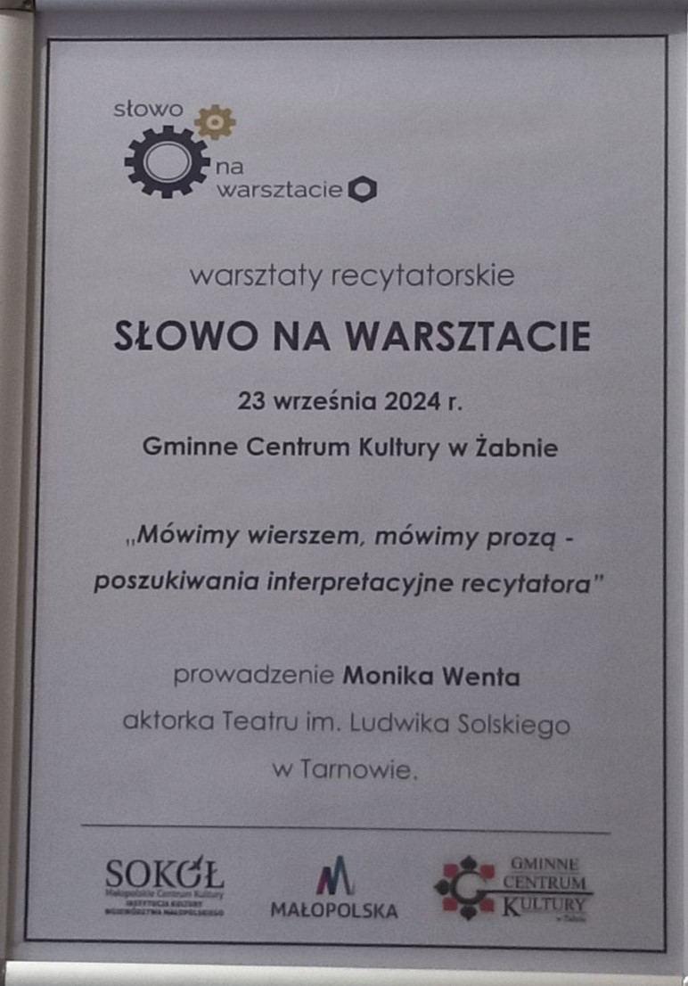 MÓWIMY WIERSZEM, MÓWIMY PROZĄ…