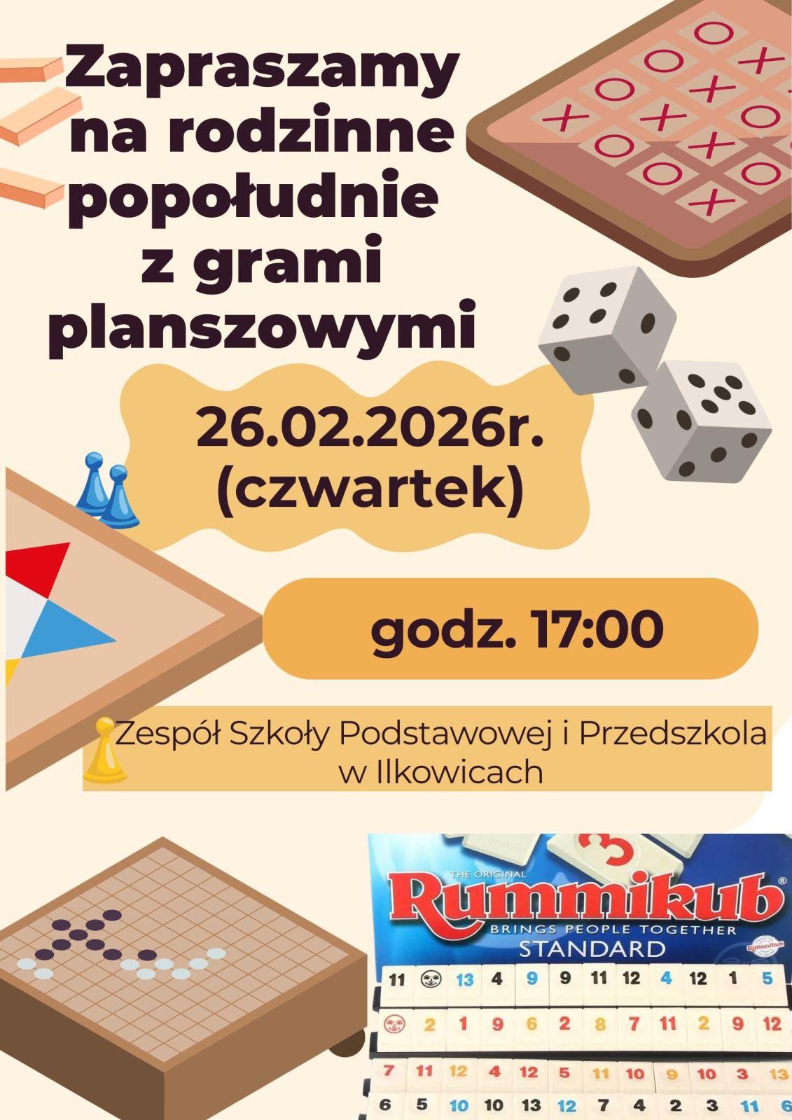 ZAPRASZAMY NA WSPÓLNE POPOŁUDNIE – LUTY 2026