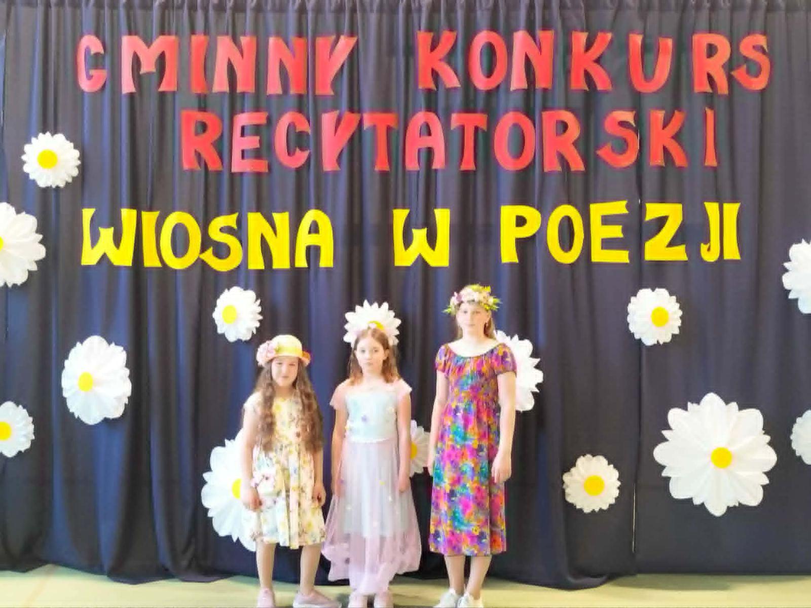 WIOSENNE SPOTKANIE Z POEZJĄ W ODPORYSZOWIE