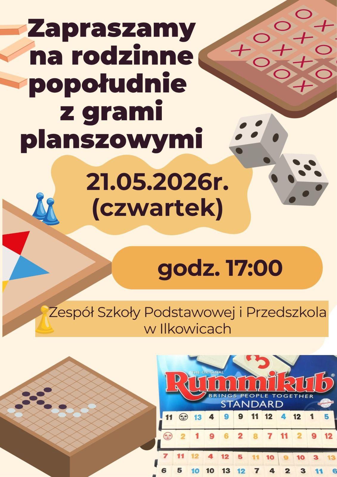 ZAPRASZAMY NA WSPÓLNE POPOŁUDNIE – MAJ 2026