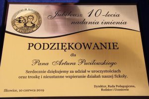 10-lecie nadania imienia szkole