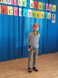 SZKOLNY KONKURS RECYTATORSKI KLAS I – III