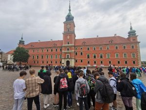Wycieczka klas ósmych do Warszawy