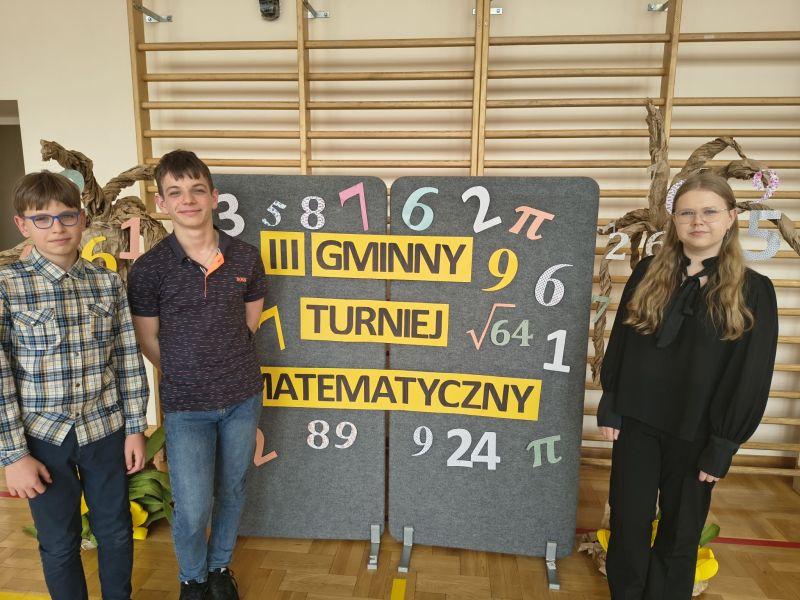 III GMINNY TURNIEJ MATEMATYCZNY