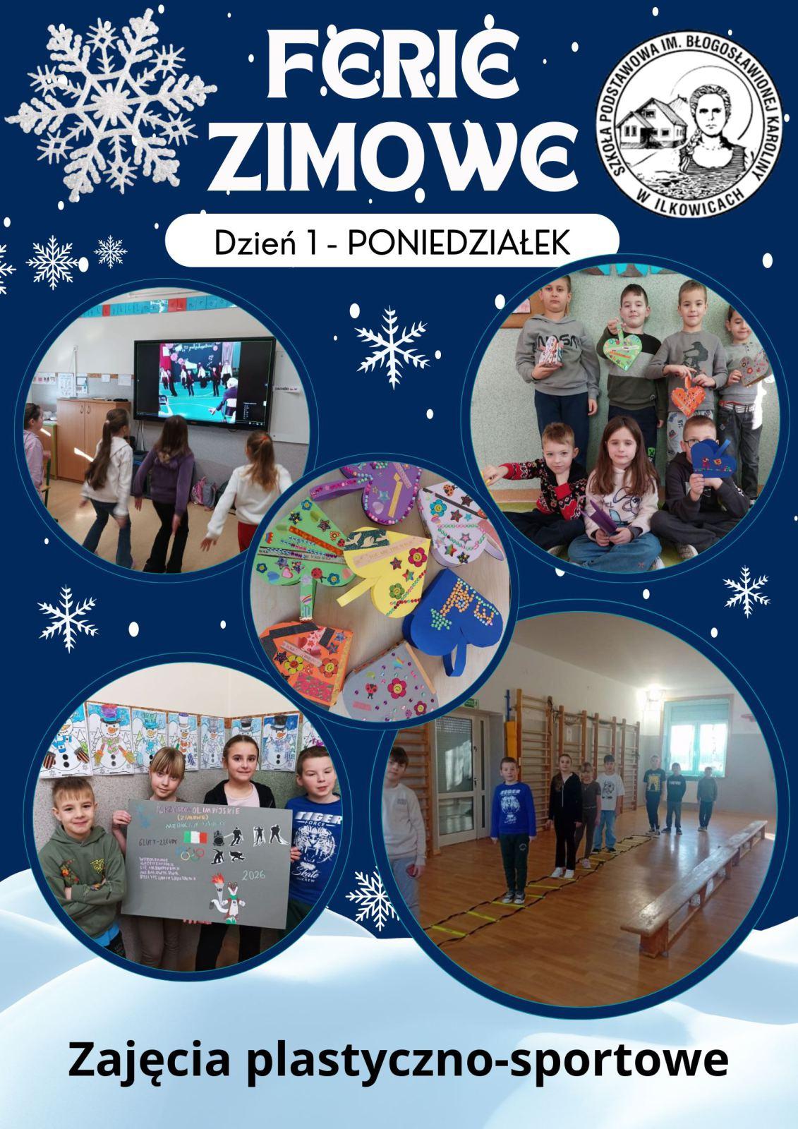 DZIEŃ 1 – ZABAWY PLASTYCZNO-SPORTOWE