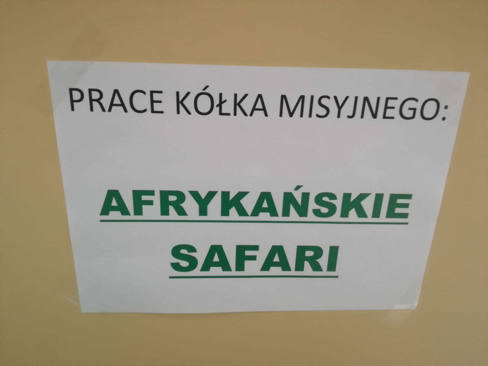 Kółko misyjne-Afryka
